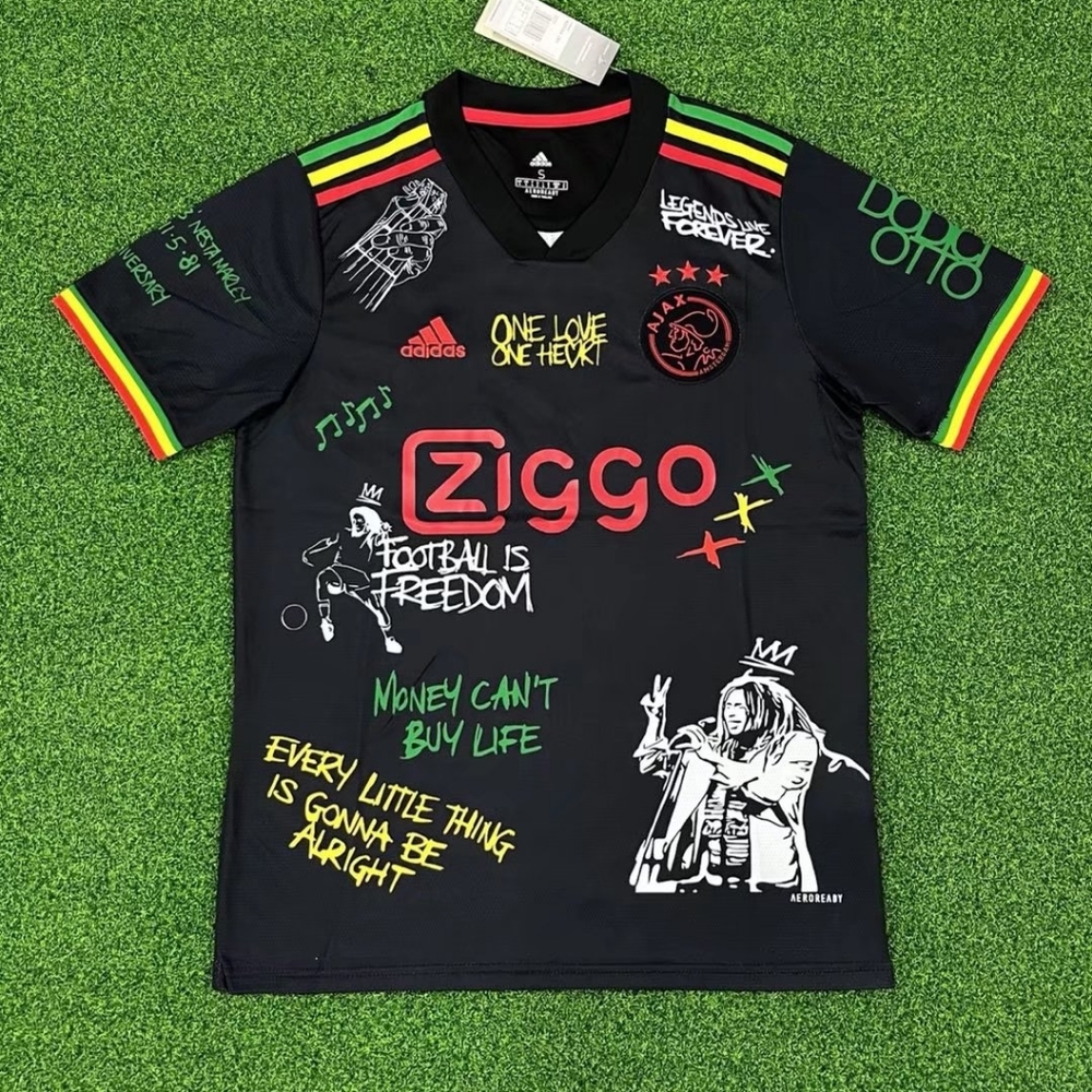 Adidas Ajax Amsterdam 21/22 Third Jersey - Bob Marley Special edition kit